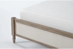 Deliah King Upholstered Platform Bed -Furniture Store 274621 natural wood bed detail 44