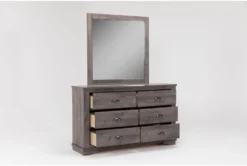 Cora Grey Dresser/Mirror -Furniture Store 275475 grey mdf dresser and mirror set side 19