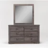 Cora Grey Dresser/Mirror -Furniture Store 275475 grey mdf dresser and mirror set signature 01