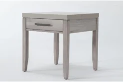 Barnett End Table -Furniture Store 275819 brown wood end table detail 45