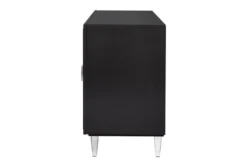 Forte Black Lacquer 65" Sideboard 14 Forte Black Lacquer 65" Sideboard -Furniture Store 275894 black mdf chest side 15