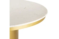 Hoxton 47" Round Dining Table 13 Hoxton 47" Round Dining Table -Furniture Store 275925 white marble dining table detail 45