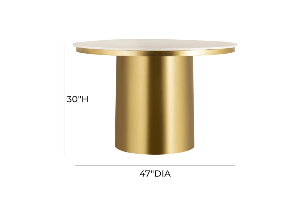 Hoxton 47" Round Dining Table 8 Hoxton 47" Round Dining Table - Image 6