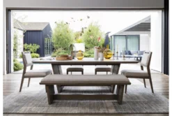 Westridge 64" Dining Bench -Furniture Store 276230 grey wood dining bench room 46