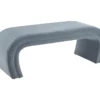 Isla Sea Blue Velvet Bench 1 Isla Sea Blue Velvet Bench -Furniture Store 276598 blue fabric bench signature 01