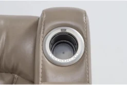 Bronson Linen Home Theater Power Wallaway Recliner With Power Headrest & USB -Furniture Store 276993 beige polyester recliner hardware 51