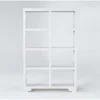 Cora Room Divider Bookcase -Furniture Store 277046 white wood room divider signature 01