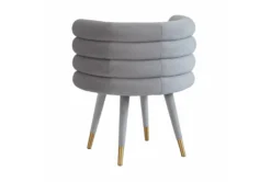 Brigitte Grey Velvet Dining Chair -Furniture Store 277097 grey fabric dining chair back 82