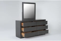 Alor 6 Drawer Dresser/Mirror -Furniture Store 277670 grey wood dresser and mirror set side 19