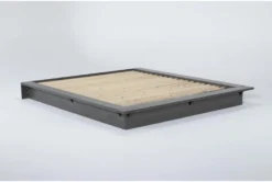 Alor King Platform Bed -Furniture Store 277681 grey wood bed component side 19