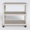 Axel White Metal Bar Cart -Furniture Store 277868 white metal bar cabinet signature 01