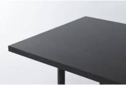 Mika 84" Dining Table -Furniture Store 282193 black wood dining table detail 45
