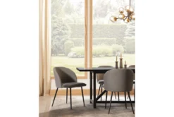 Mika 84" Dining Table -Furniture Store 282193 black wood dining table room 47