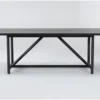 Mika 84" Dining Table -Furniture Store 282193 black wood dining table signature 01