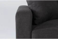 Pascal II Granite 91" Queen Convertible Sofa Sleeper -Furniture Store 282574 grey fabric futonconvertible sofa bed detail 44