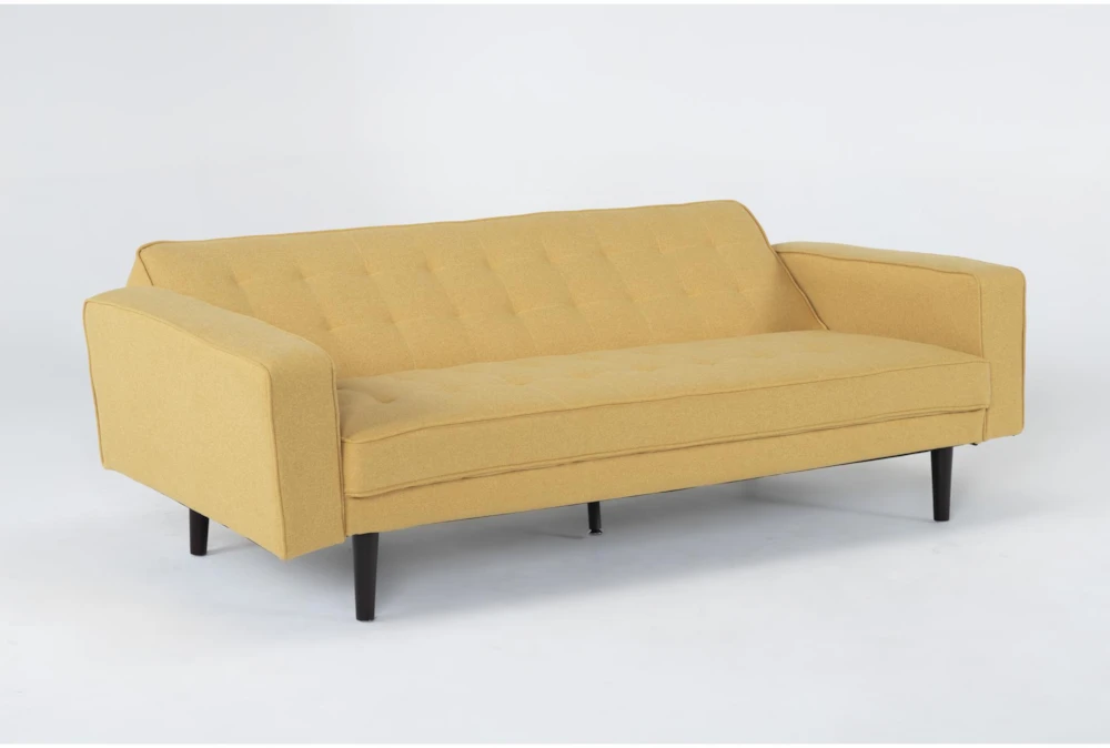 Petula II Mustard 85" Convertible Sofa Bed 5 Petula II Mustard 85" Convertible Sofa Bed - Image 3