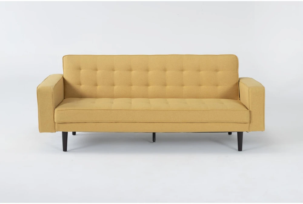 Petula II Mustard 85" Convertible Sofa Bed 3 Petula II Mustard 85" Convertible Sofa Bed