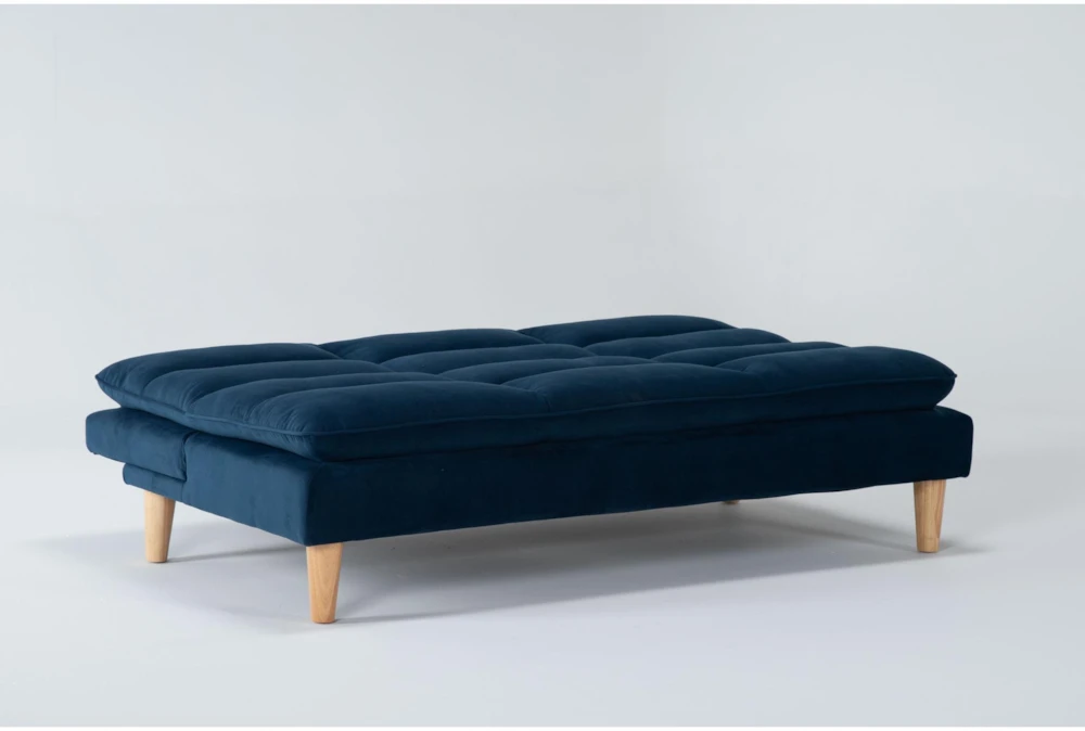 Piper Blue 71" Convertible Sofa Bed 5 Piper Blue 71" Convertible Sofa Bed - Image 3