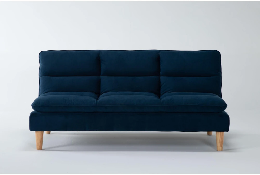 Piper Blue 71" Convertible Sofa Bed 3 Piper Blue 71" Convertible Sofa Bed