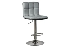 Alyssa Gray Adjustable Swivel Bar Stool