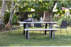 Ace Outdoor Dining Bench 13 Ace Outdoor Dining Bench -Furniture Store 282655 grey multi media dining bench room 47