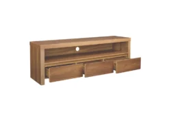 Robeck Walnut 59" Tv Stand -Furniture Store 282793 brown wood media console detail 45