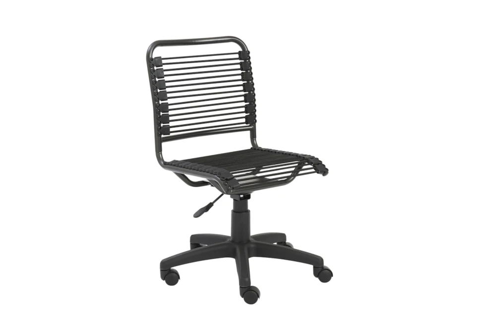 Uppsala Black And Graphite Low Back Bungee Desk Chair 4 Uppsala Black And Graphite Low Back Bungee Desk Chair - Image 2
