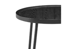 Weldon Black Ash Round End Table With Black Base -Furniture Store 282892 black mdf end table detail 46