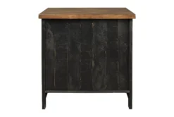 Delburne Storage End Table -Furniture Store 283467 black wood end table back 82