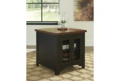 Delburne Storage End Table -Furniture Store 283467 black wood end table room 85