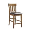 Felton Upholstered 26" Counter Stool Set Of 2 2 Felton Upholstered 26" Counter Stool Set Of 2 -Furniture Store 283803 brown fabric bar stool signature 01