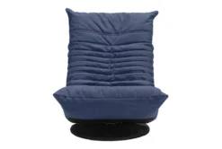 Blue Low Swivel Gaming Chair -Furniture Store 283829 blue polyester accent chair detail 45