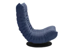 Blue Low Swivel Gaming Chair -Furniture Store 283829 blue polyester accent chair detail 47