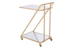 Mirror & Gold Bar Cart -Furniture Store 283836 gold metal bar cabinet detail 47