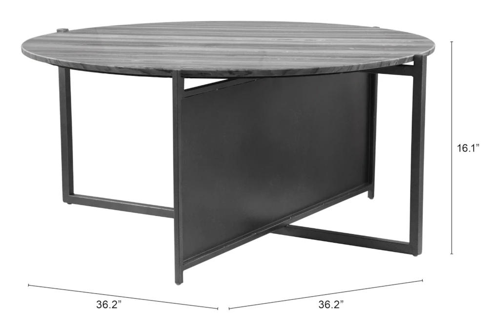 Cici Marble Round Coffee Table 9 Cici Marble Round Coffee Table - Image 7