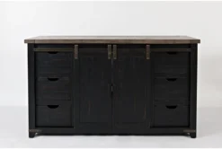 Pepper Creek Vintage Black 60" Sideboard