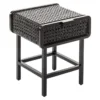 Black Woven End Table -Furniture Store 284147 black multi media accent table signature 01