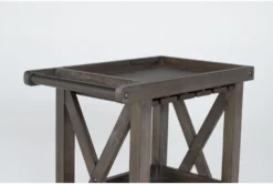 Jaxon Grey Bar Cart -Furniture Store 284157 grey wood bar cart detail 44