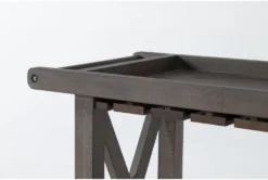 Jaxon Grey Bar Cart -Furniture Store 284157 grey wood bar cart detail 45