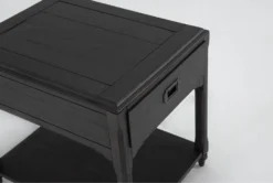 Jet End Table -Furniture Store 284377 brown wood end table detail 47