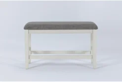 Sutton White Counter Bench