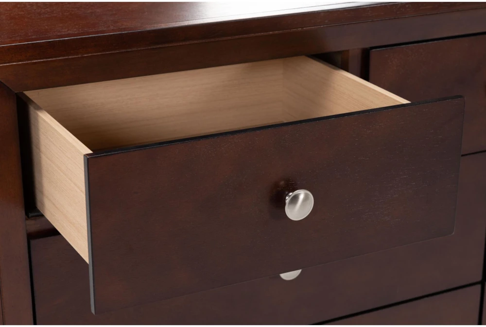 Eva Brown 9 Drawer Dresser/Mirror 6 Eva Brown 9 Drawer Dresser/Mirror - Image 4