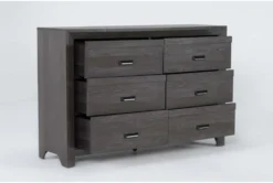 Adel 6 Drawer Dresser -Furniture Store 284853 brown mdf dresser side 19