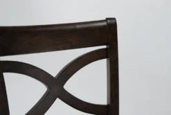 Sorensen 42" Bar Table Set For 4 15 Sorensen 42" Bar Table Set For 4 -Furniture Store 284953 brown wood bar set detail 47 1