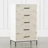 Elden II Chest Of Drawers -Furniture Store 284975 white wood chest of drawers signature 01