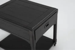 Jet 3 Piece Coffee Table Set -Furniture Store 285593 brown wood coffee and end table set detail 46