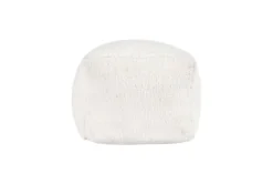 Furniture Store -Furniture Store 285782 white polyester pouf front 02
