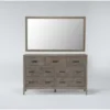 Corina 7 Drawer Dresser/Mirror -Furniture Store 286427 natural wood dresser and mirror set signature 01