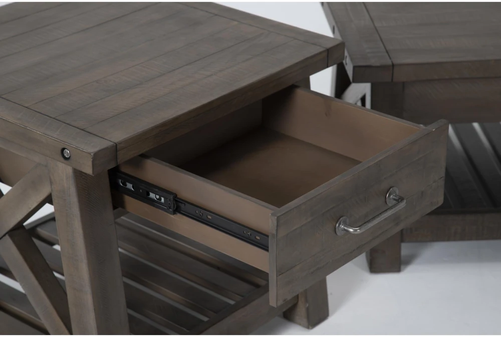 Jaxon Grey 4 Piece Coffee Table Set 6 Jaxon Grey 4 Piece Coffee Table Set - Image 4