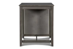 Joni Grey 37" Storage Counter Set For 2 -Furniture Store 286849 grey wood counter height set side 16 1